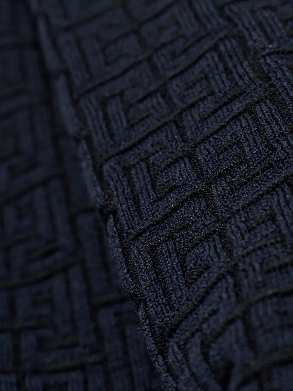 Balmain Trui met logopatroon Blauw
