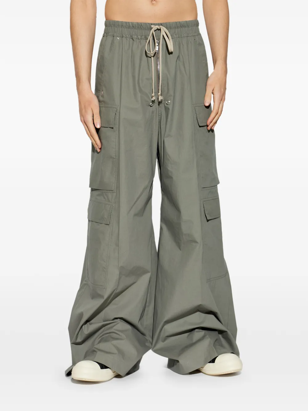  Rick Owens Cargo Drawstring Trousers - Grey 