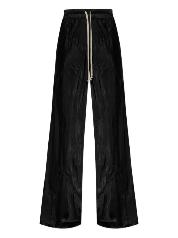 Rick Owens ドローストリング ワイドパンツ | ブラック | FARFETCH JP