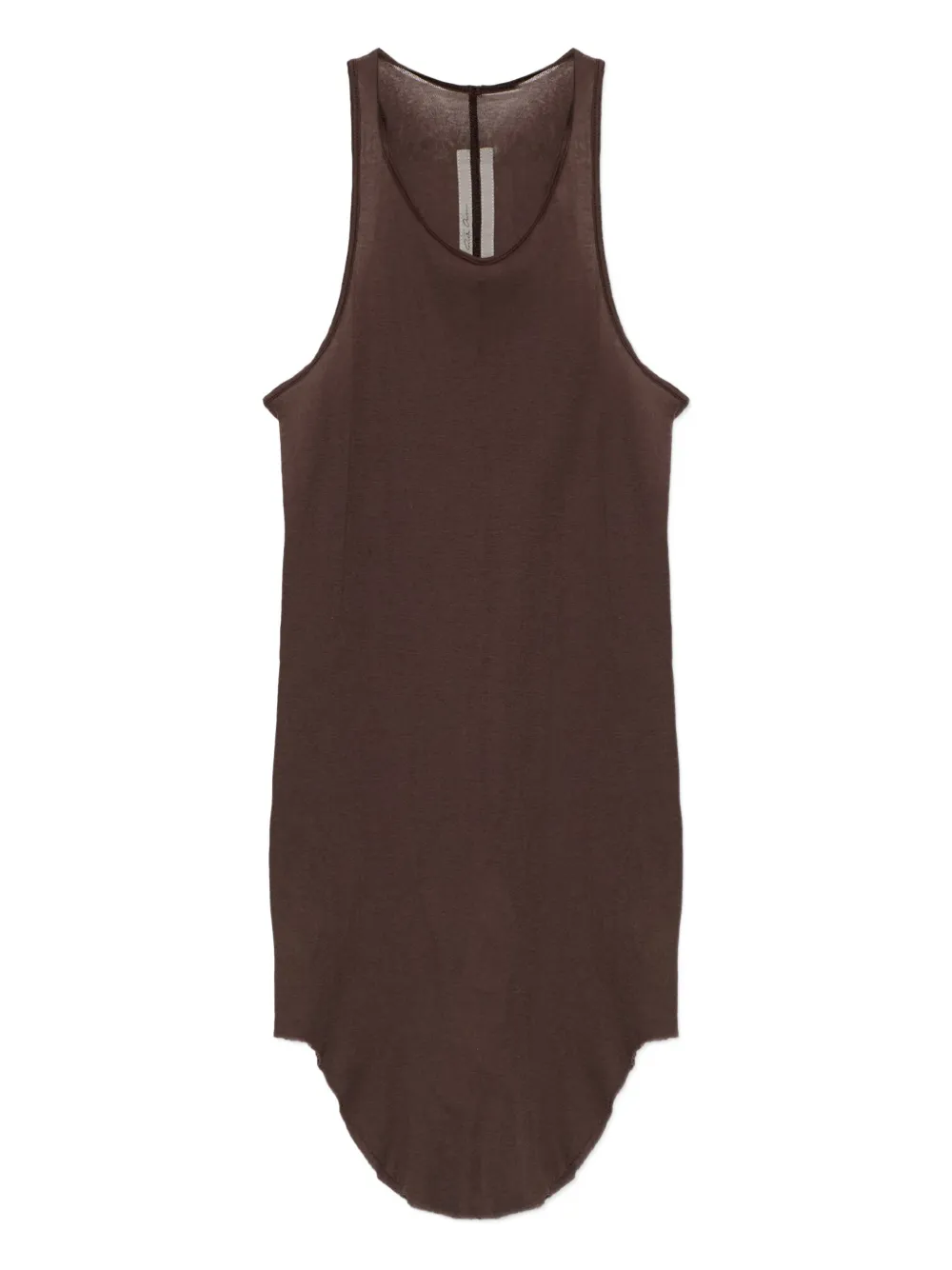 Rick Owens racerback round-neck top - Marrone