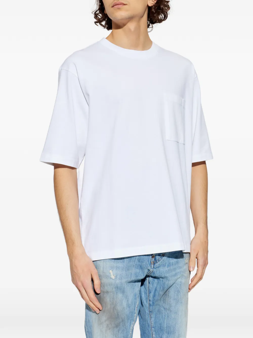 DSQUARED2 T-shirt met borstzak Wit
