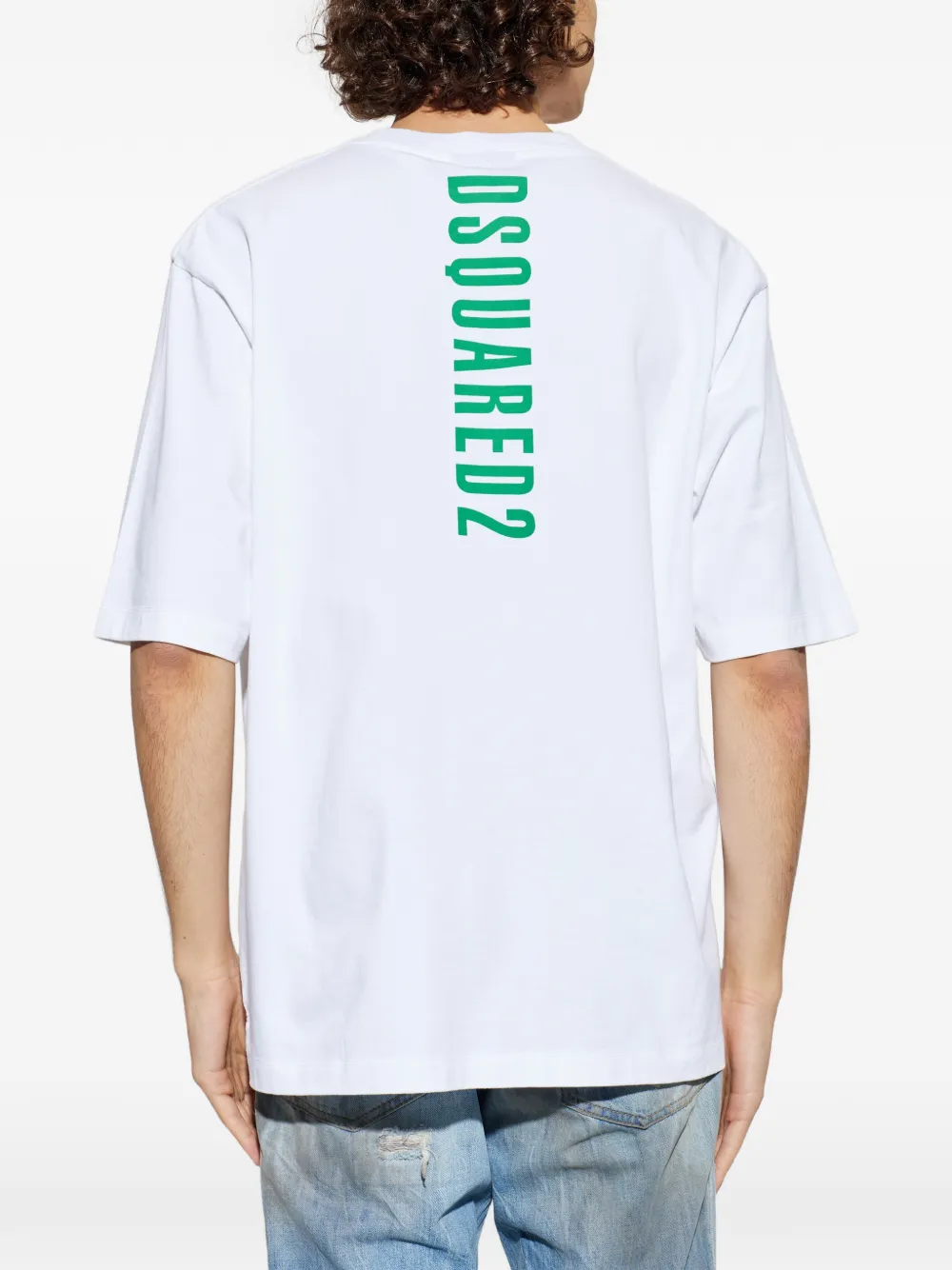 DSQUARED2 T-shirt met borstzak Wit
