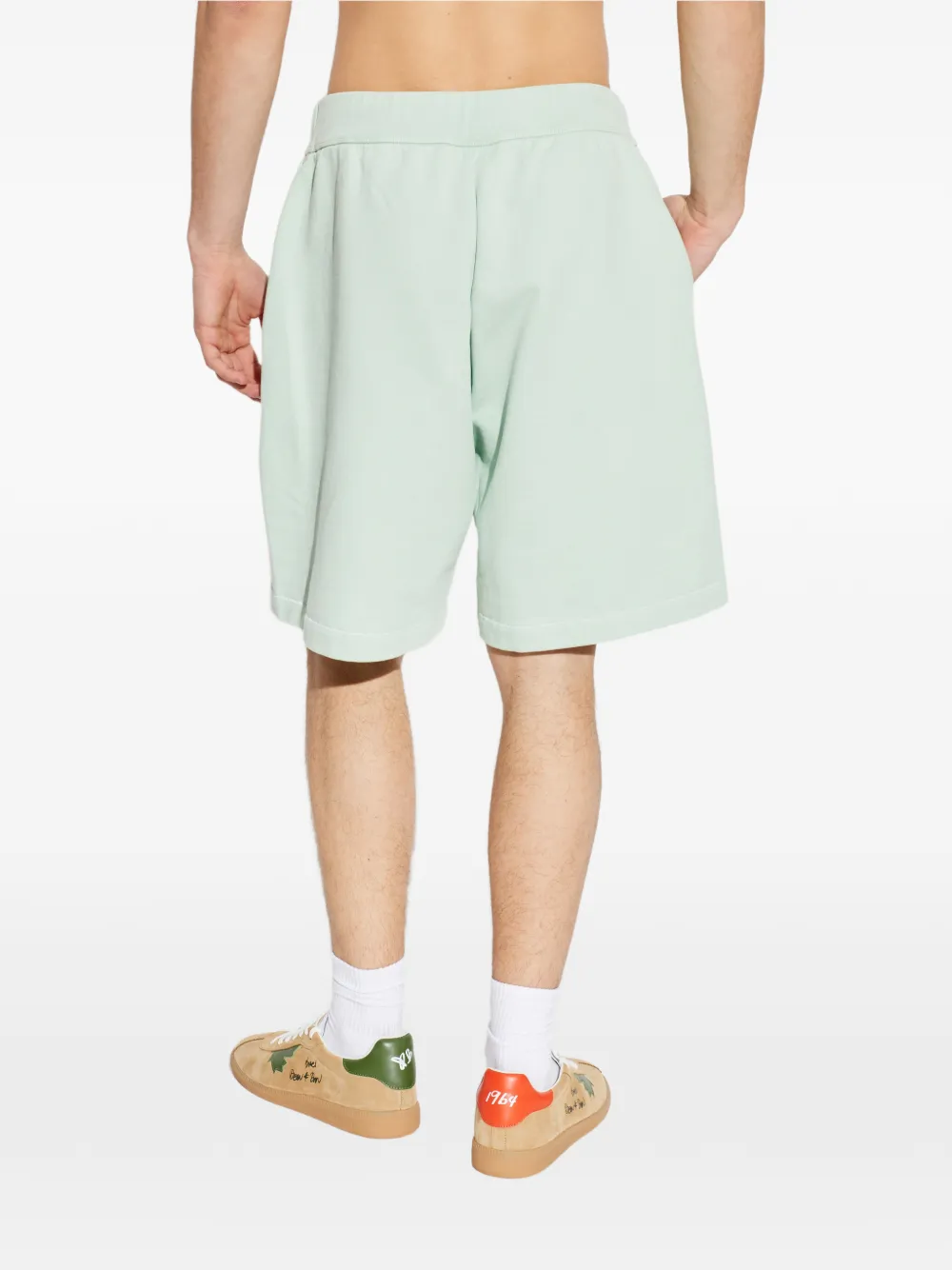DSQUARED2 Trainingsshorts met logodetail Groen