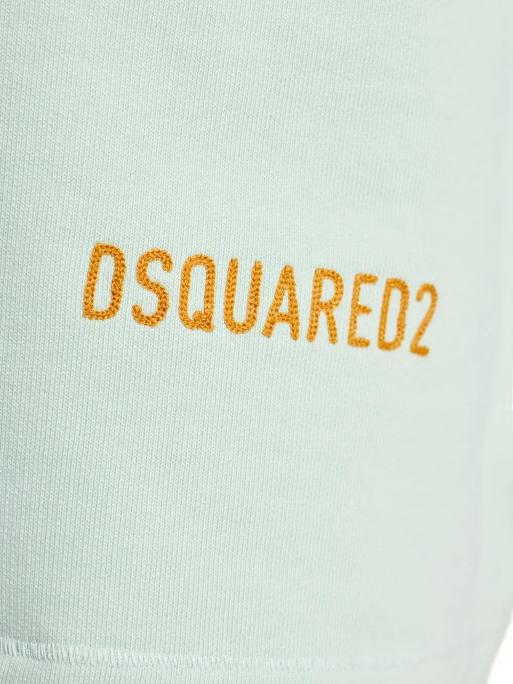 DSQUARED2 Trainingsshorts met logodetail Groen