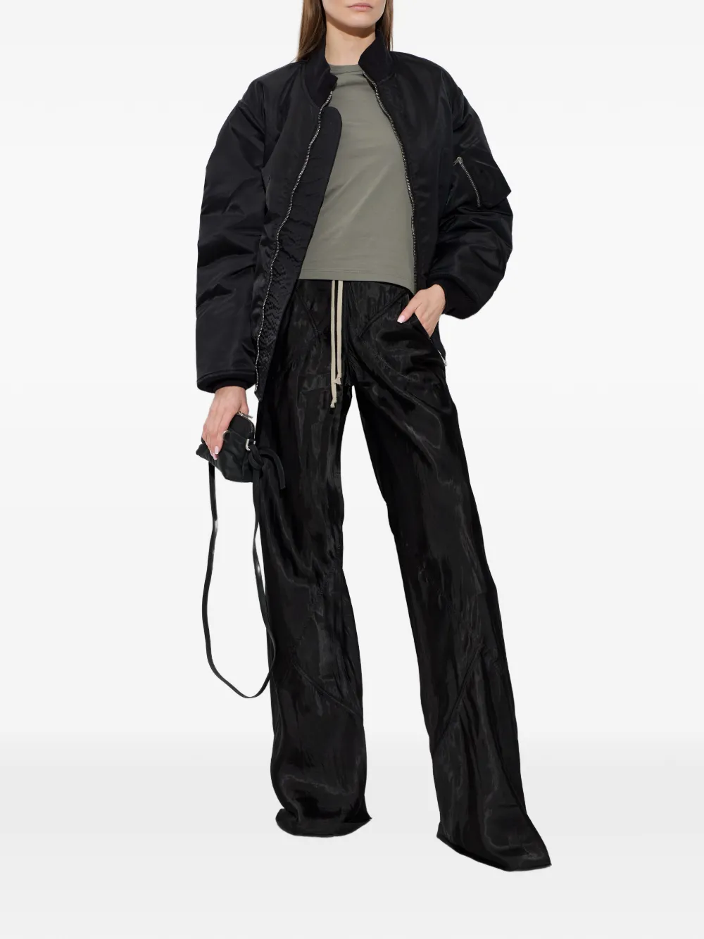 Rick Owens Short-sleeve T-shirt in Grey, view 2