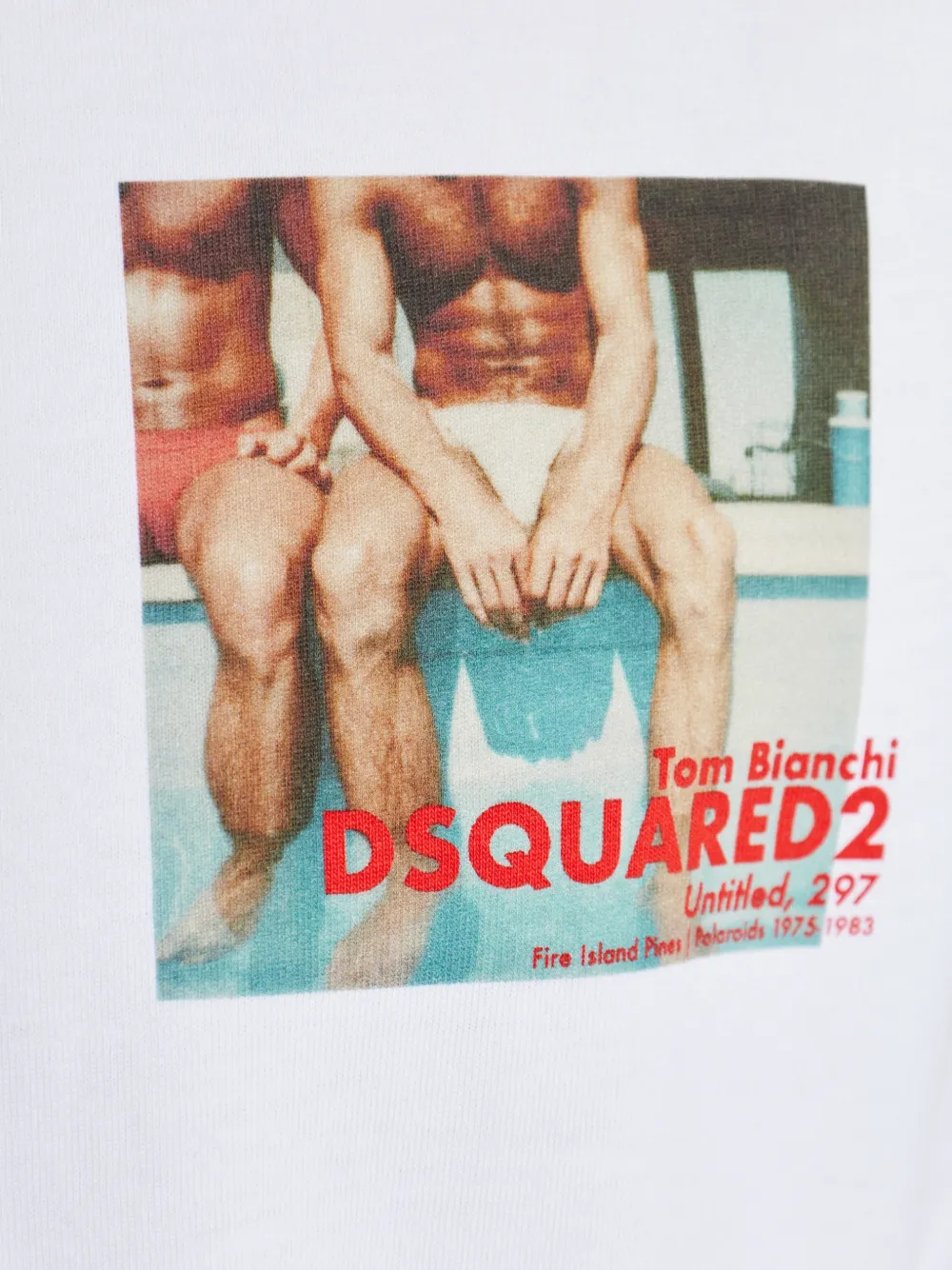 DSQUARED2 T-shirt met grafische print Wit