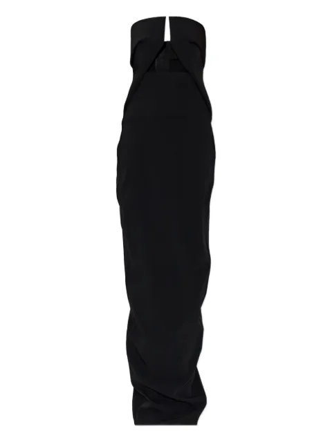 Rick Owens cut-out strapless maxi dress