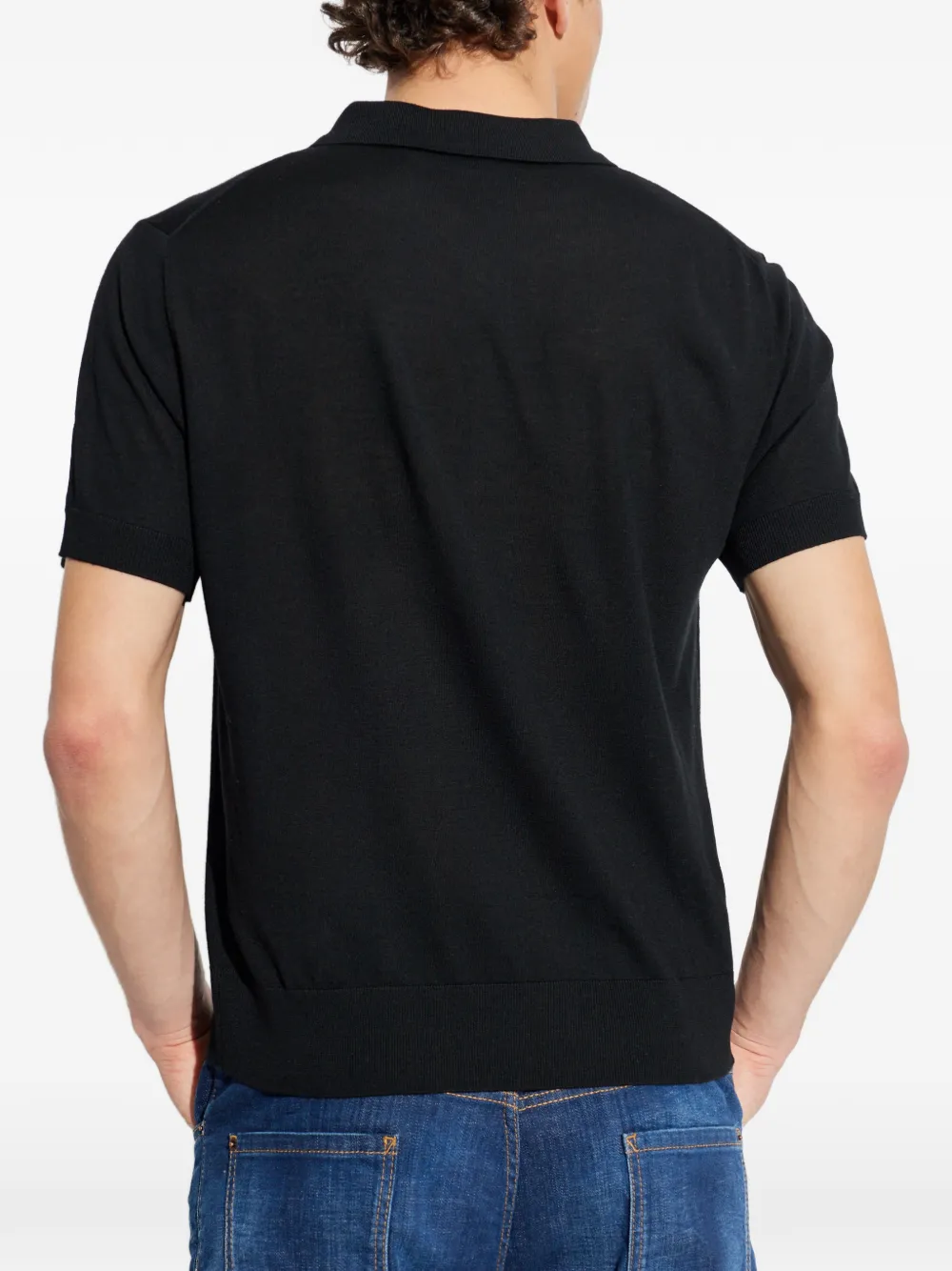 DSQUARED2 Poloshirt met logo Zwart