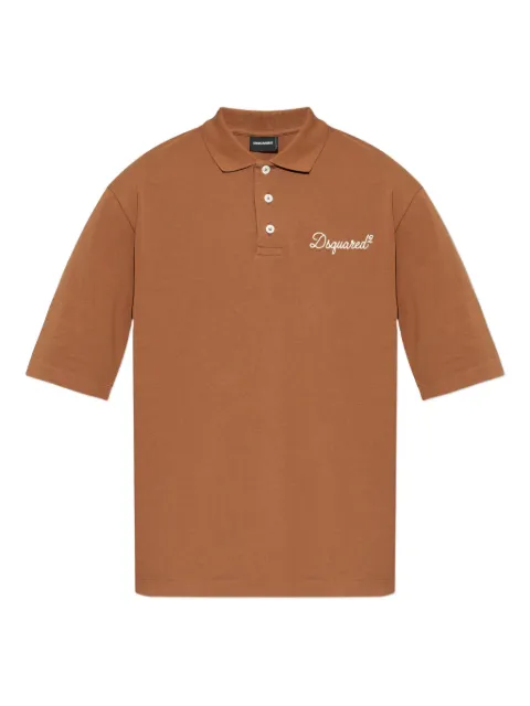 DSQUARED2 logo-embroidered polo shirt