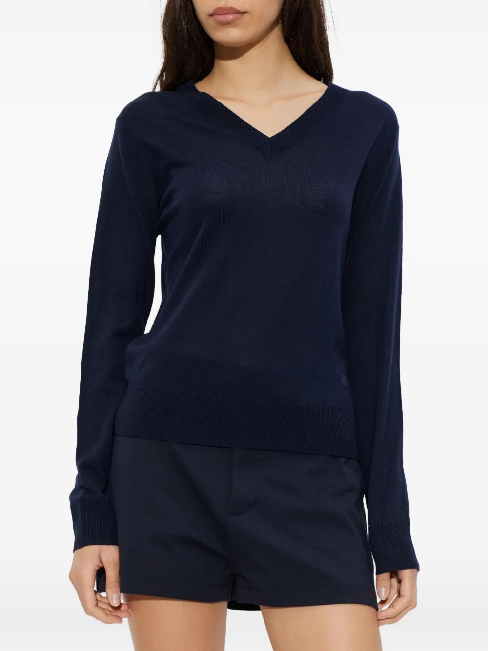  Dsquared2 V-neck Logo Top - Blue 