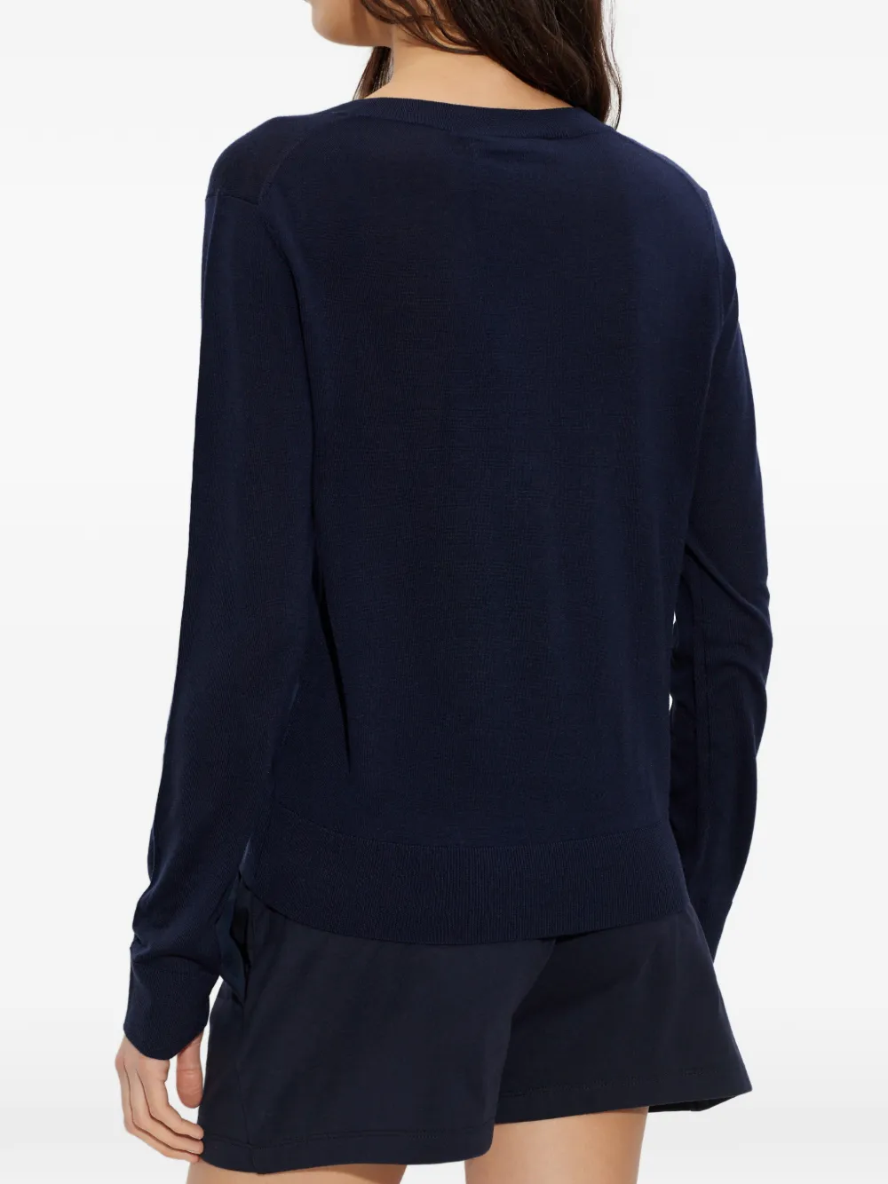 DSQUARED2 Top met V-hals en logo Blauw