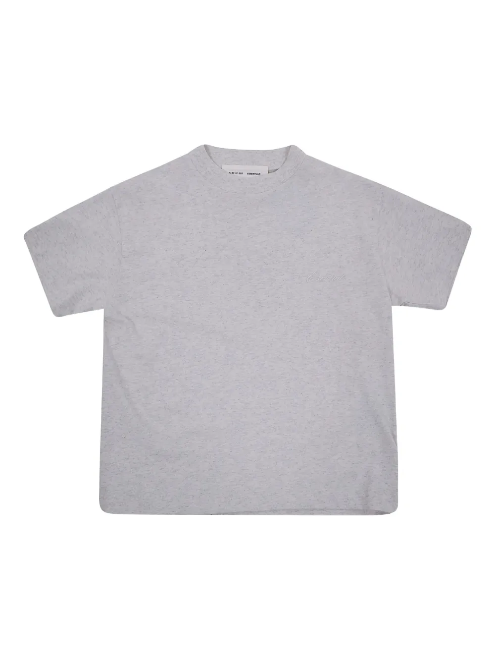 FEAR OF GOD ESSENTIALS KIDS logo-embroidered T-shirt - Grigio