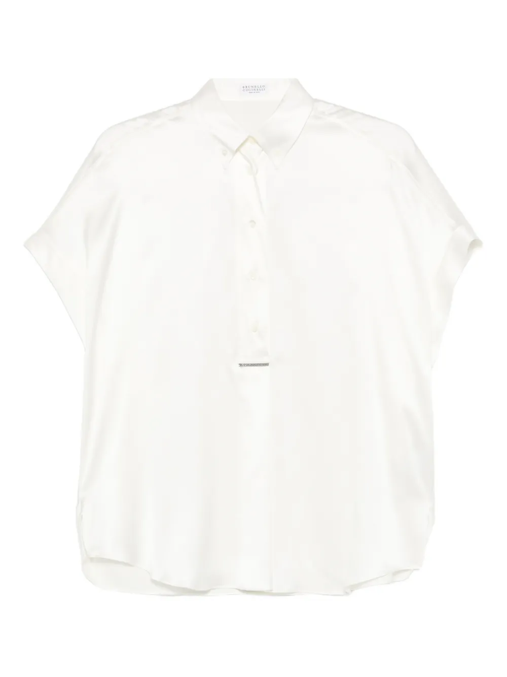 Brunello Cucinelli short-sleeve shirt - Bianco