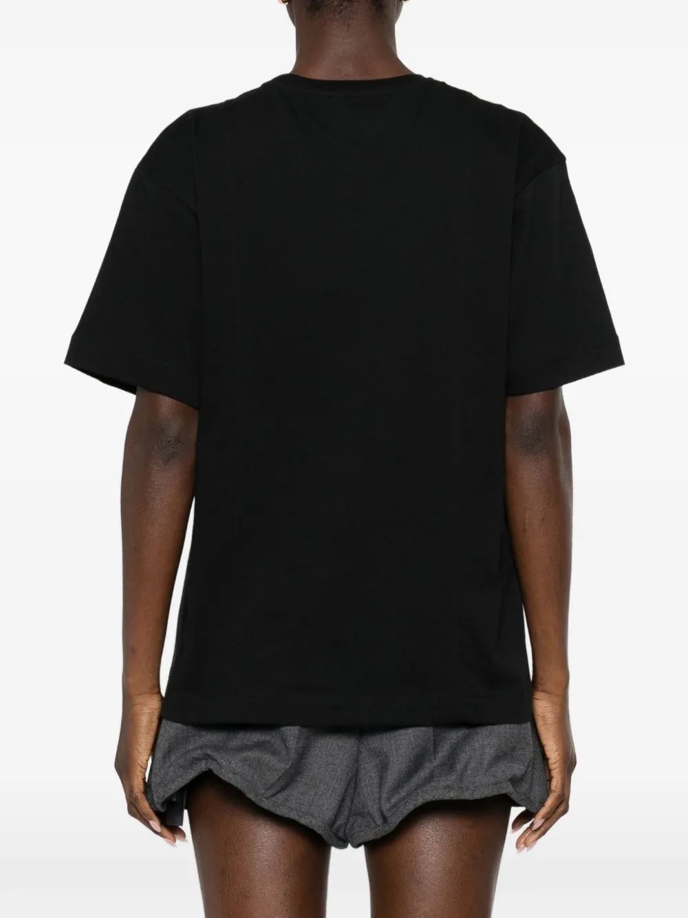 PINKO heart-detail T-shirt | Black | FARFETCH