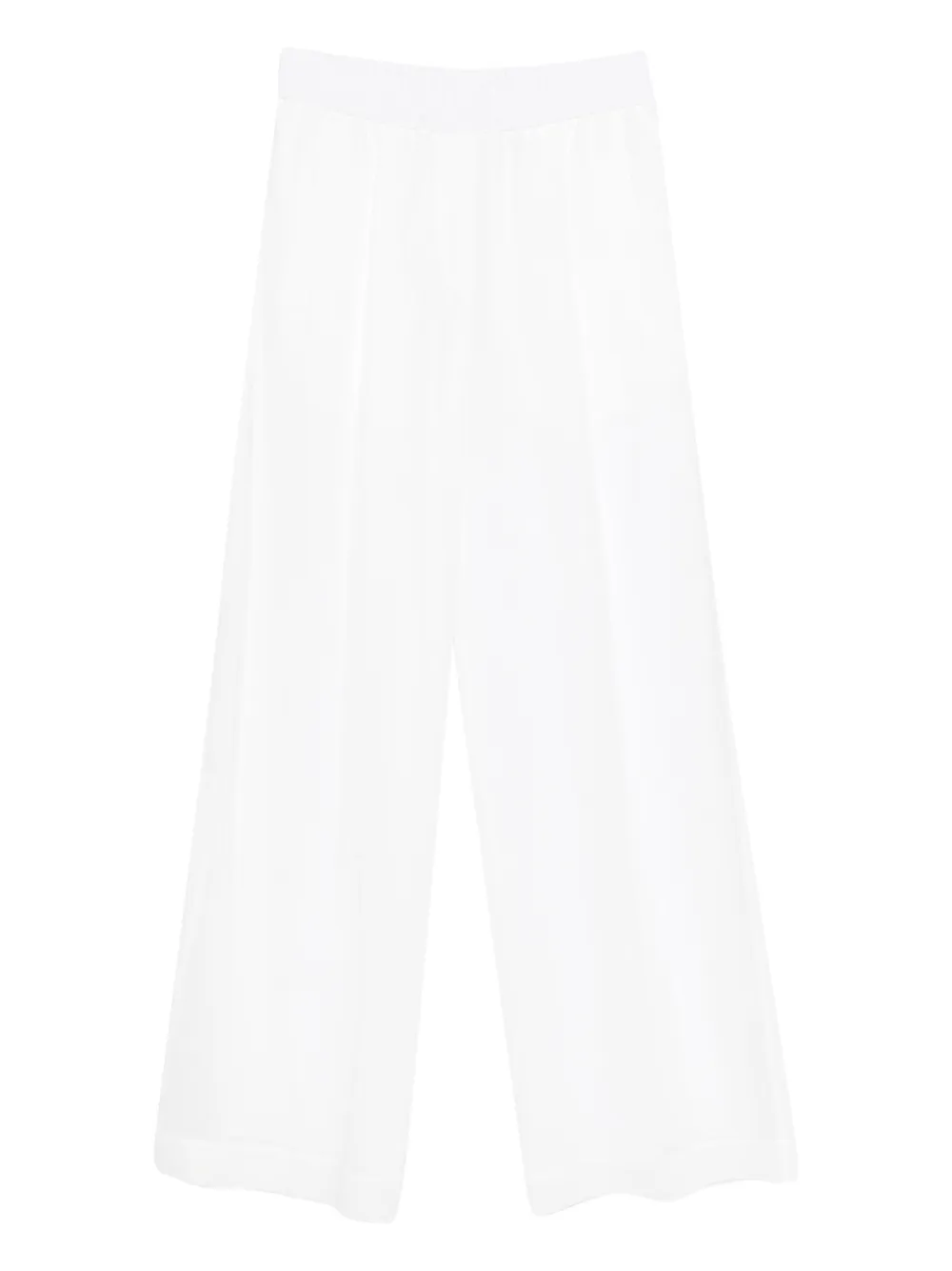 Brunello Cucinelli elasticated-waistband trousers - Bianco