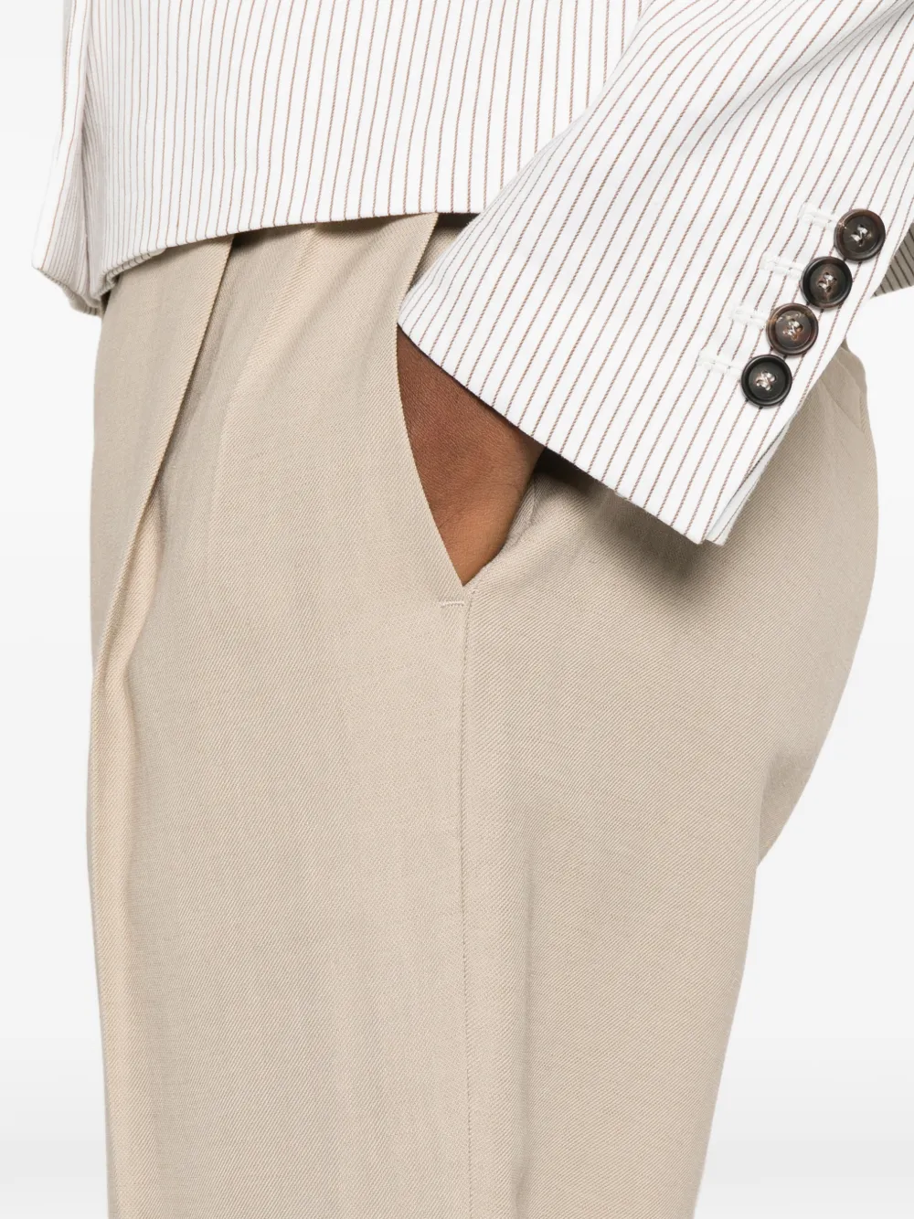 Brunello Cucinelli Plooibroek Beige