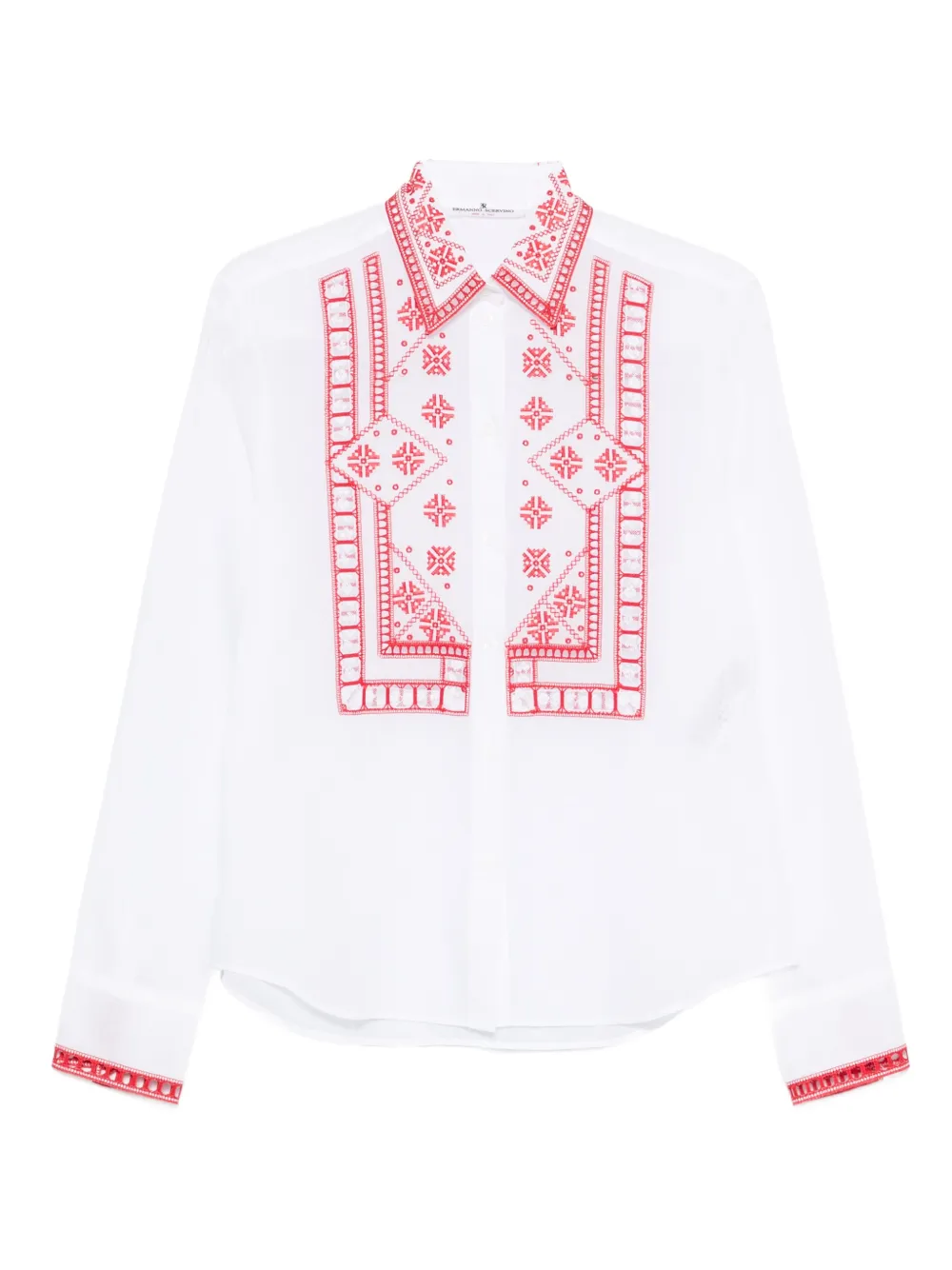 Ermanno Scervino embroidered shirt - White