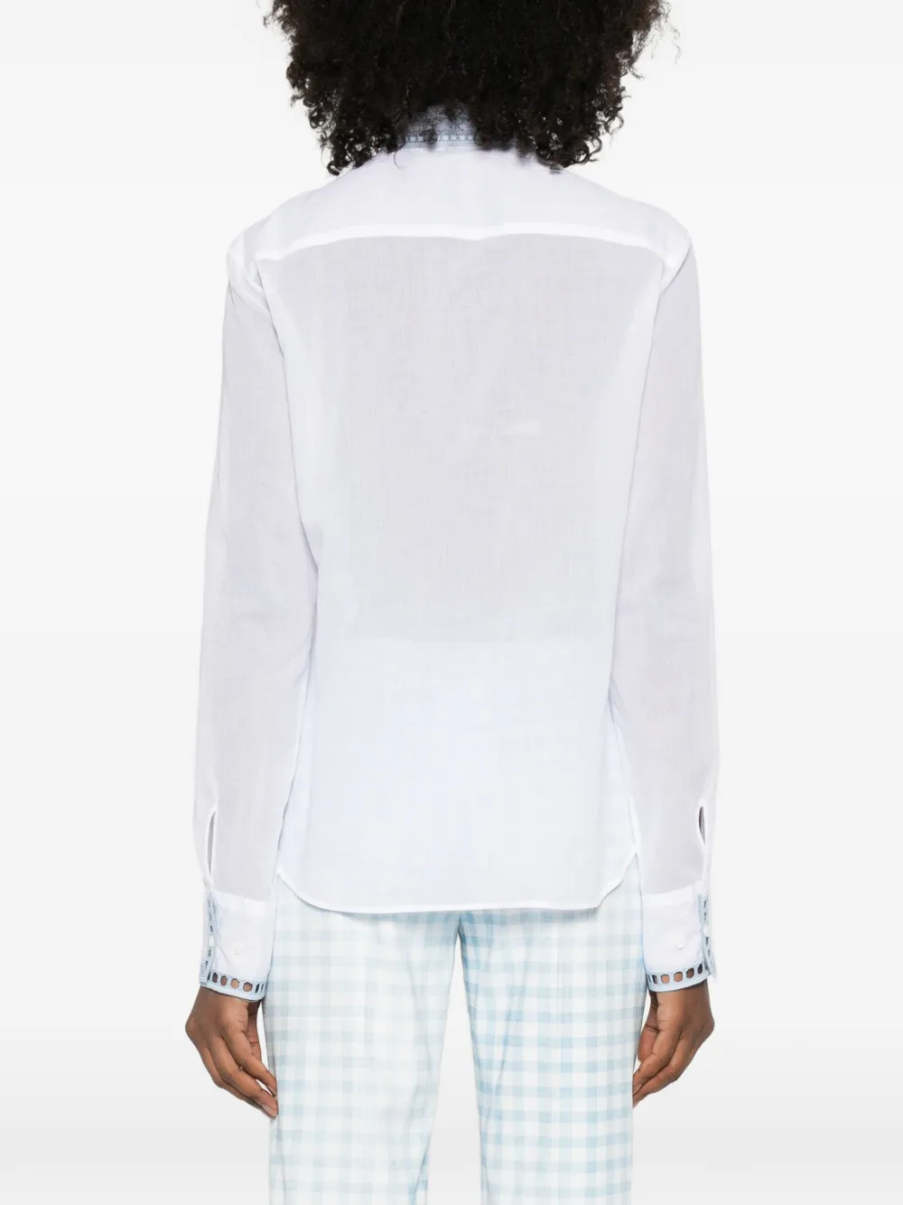 Ermanno Scervino blouse met borduurwerk Wit