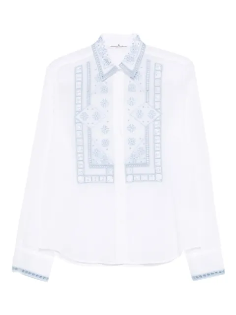 Ermanno Scervino camisa con bordado