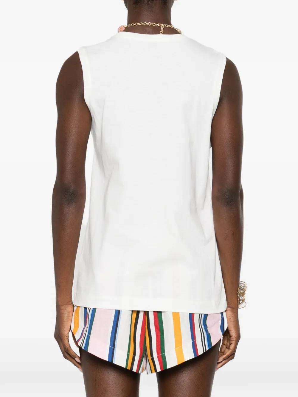 PINKO Tanktop met hartprint Wit