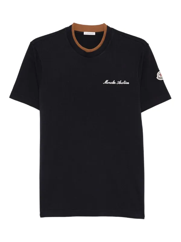 Moncler Cotton T-shirt | Neutrals | FARFETCH IN