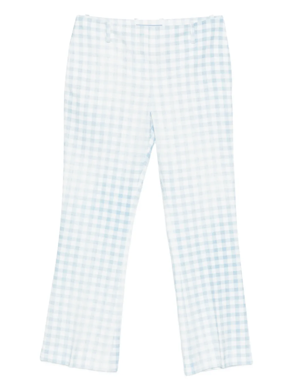 Ermanno Scervino gingham trousers - Blau
