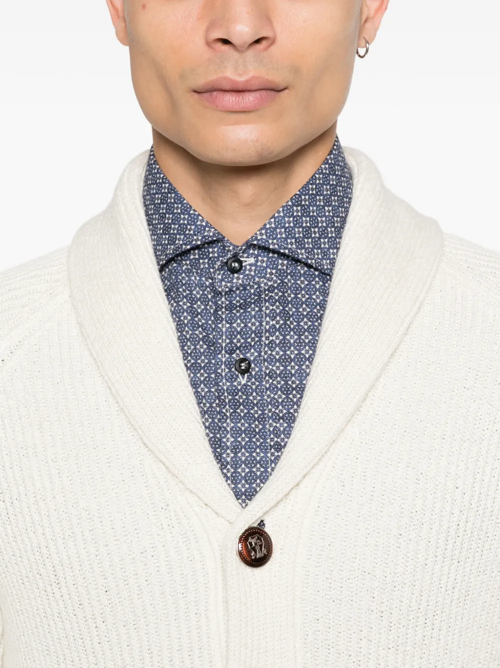 Brunello Cucinelli Geribbeld vest Beige