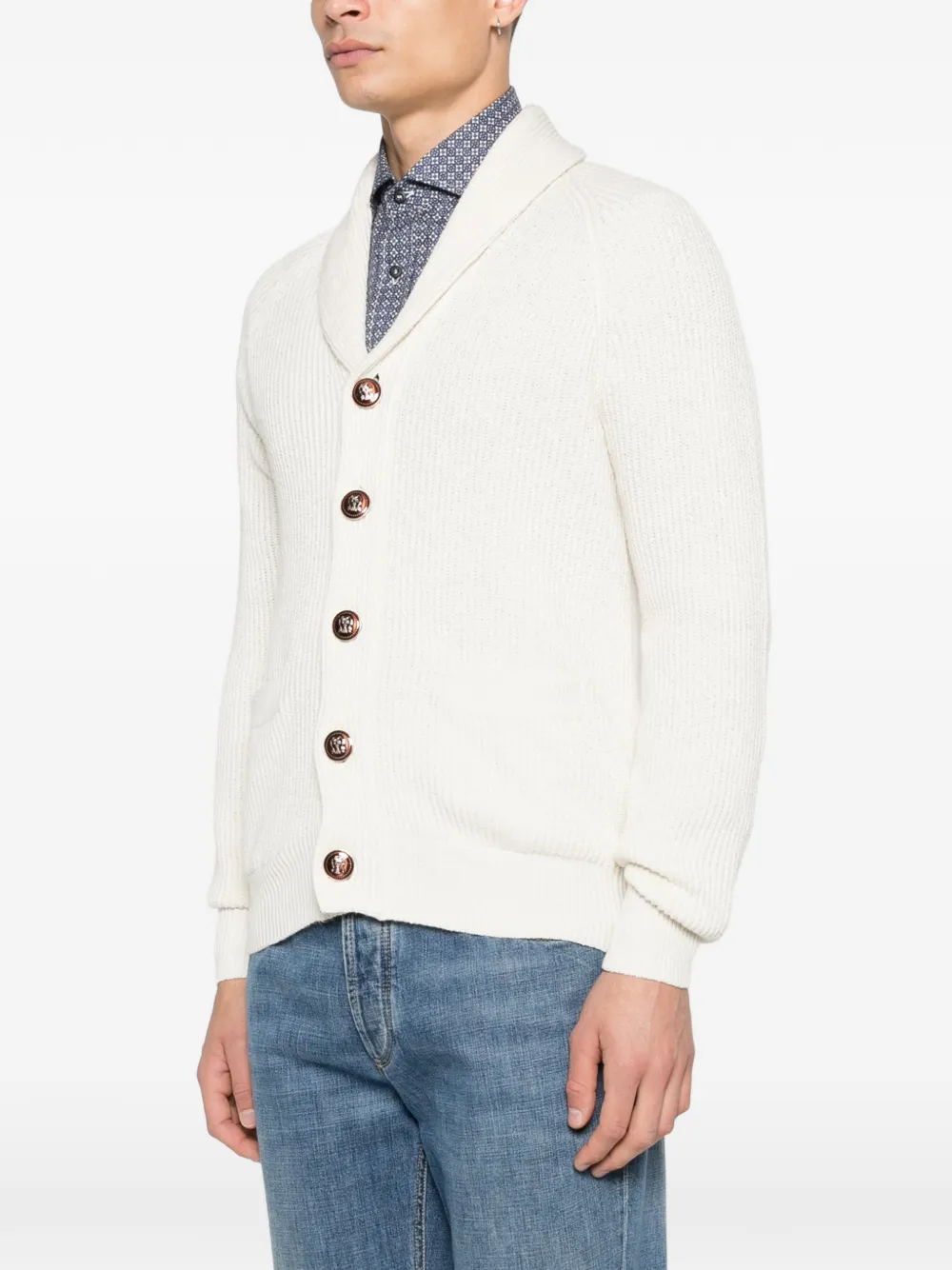 Brunello Cucinelli Geribbeld vest Beige