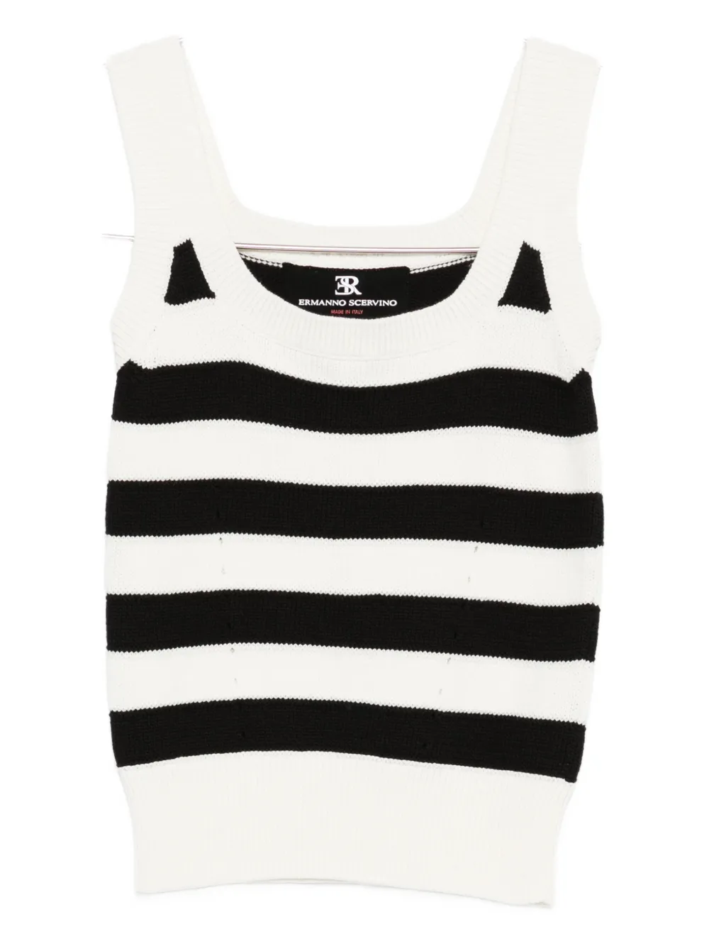 Ermanno Scervino striped top - Bianco