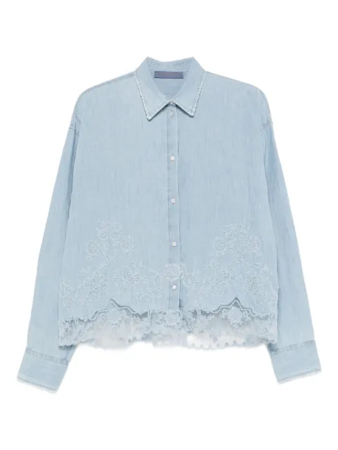 Ermanno Scervino floral lace shirt
