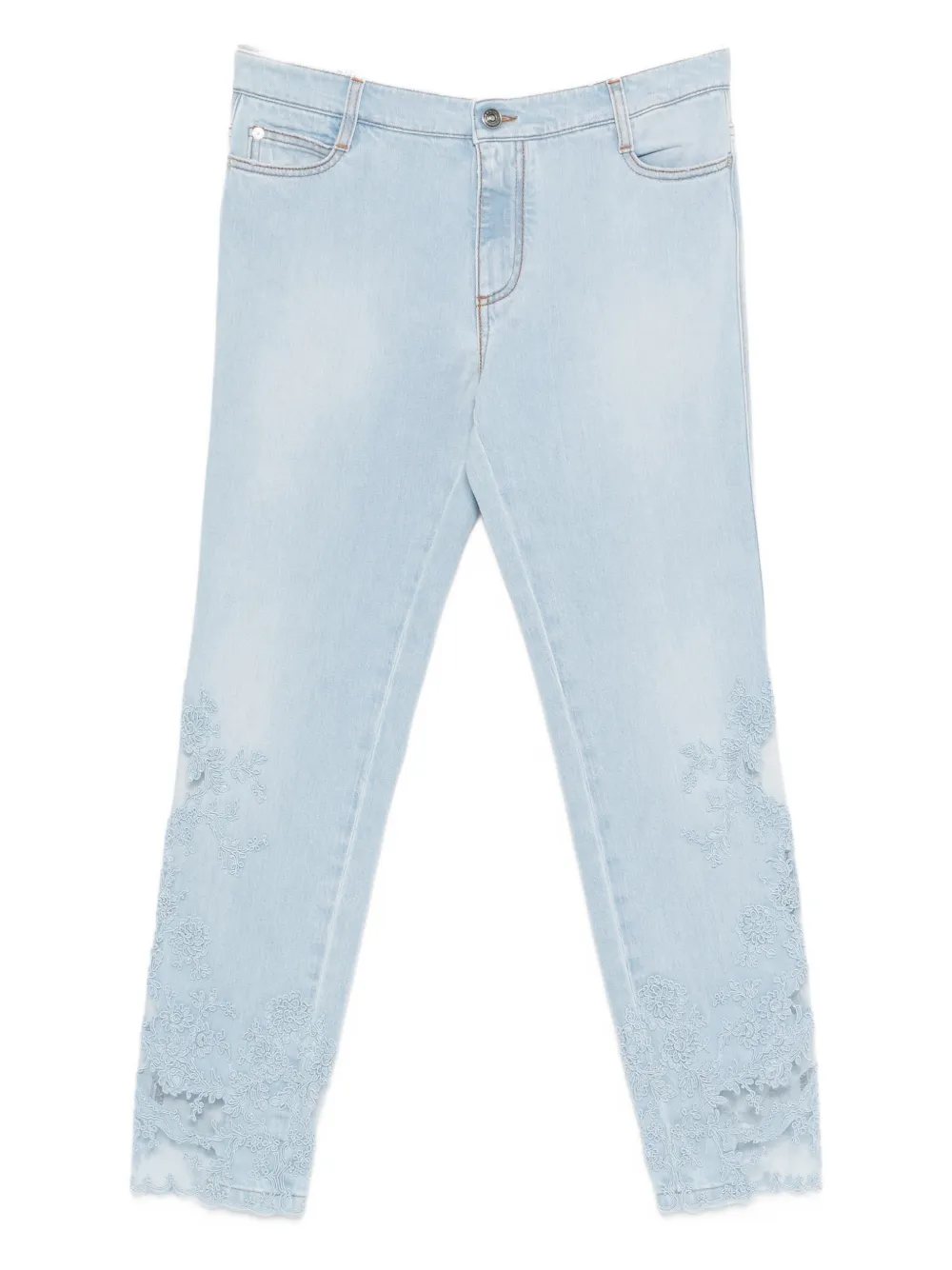 Ermanno Scervino lace jeans - Blu