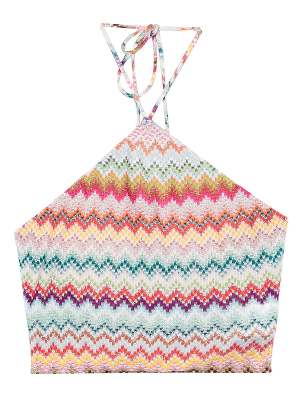 Missoni chevron halterneck top - Toni neutri