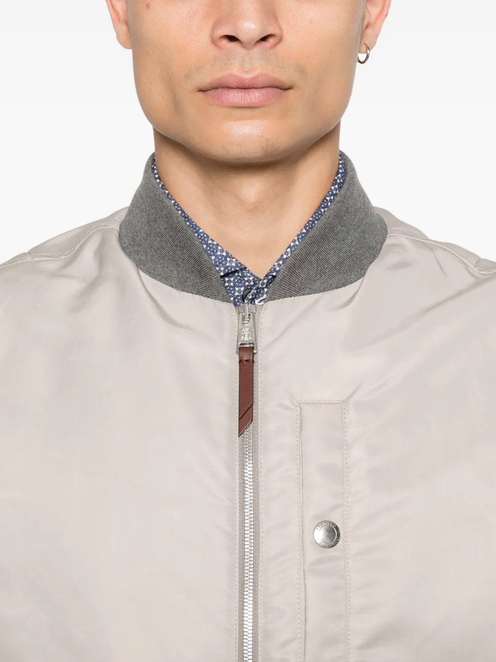 Brunello Cucinelli Bodywarmer met rits Beige