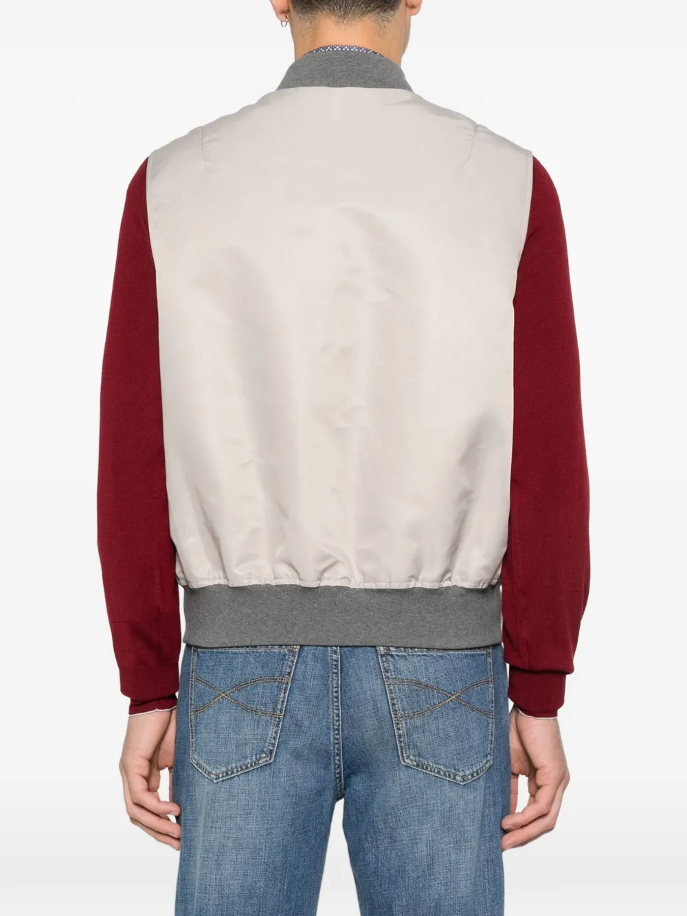 Brunello Cucinelli Bodywarmer met rits Beige