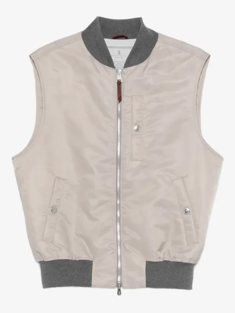 Brunello Cucinelli zip-up gilet