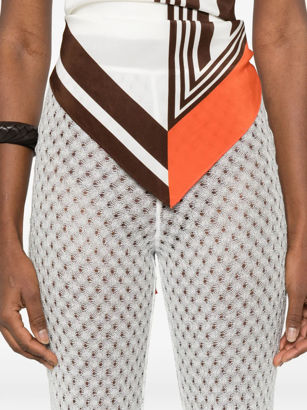 Missoni Doorzichtige broek Wit
