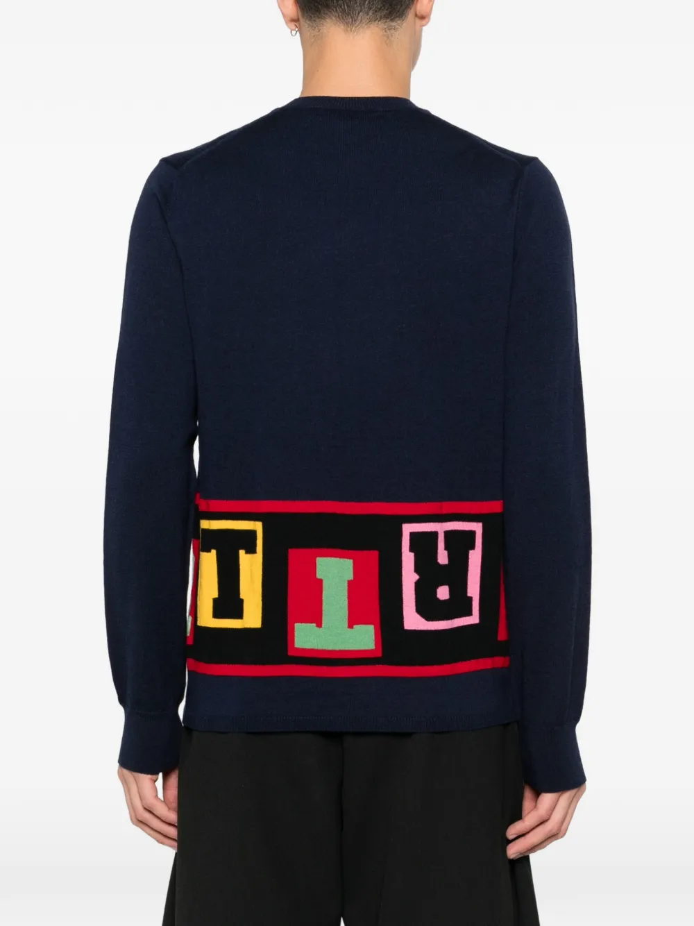 Comme Des Garçons Shirt Trui met ronde hals Blauw