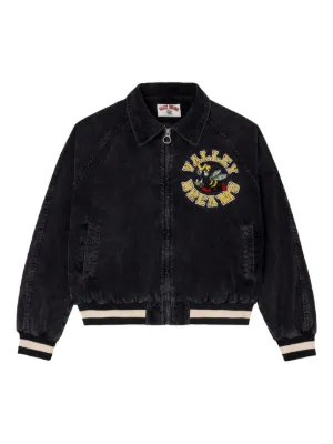 ROUGH. Vintage Varsity Jacket | Black | FARFETCH