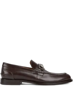 Gucci グッチ ヨルダーン レザー ローファー - FARFETCH