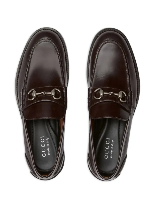 Gucci ホースビット ローファー | ブラウン | FARFETCH JP