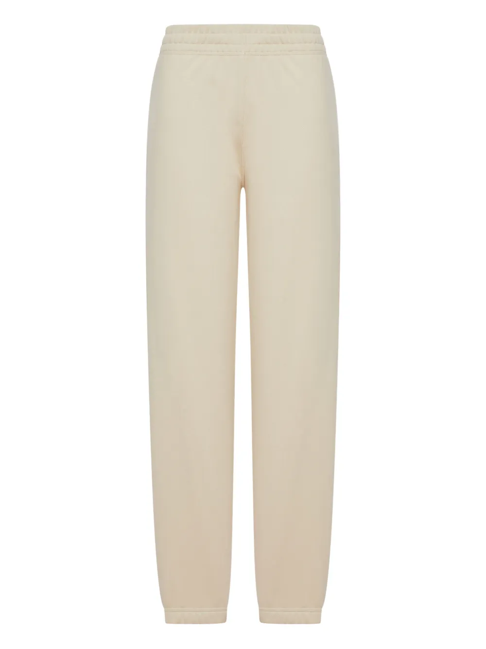 Burberry check appliqué jogging trousers - Bianco