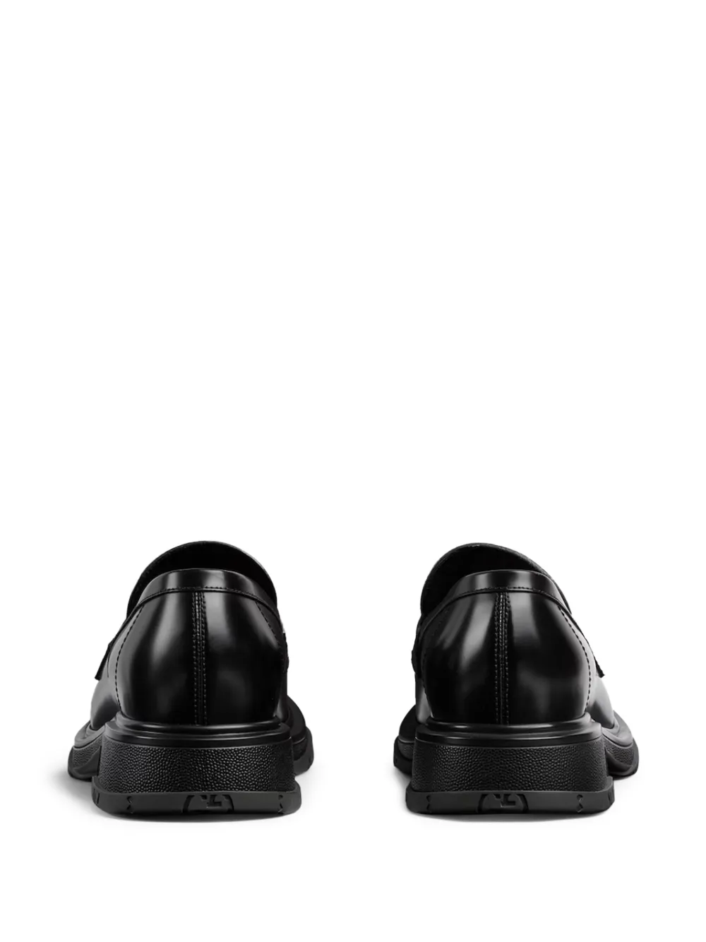 Gucci Loafers met logodetail Zwart