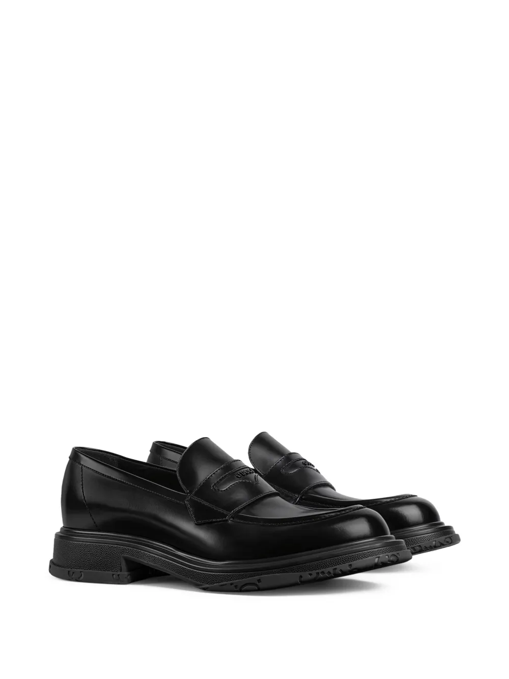 Gucci Loafers met logodetail - Zwart