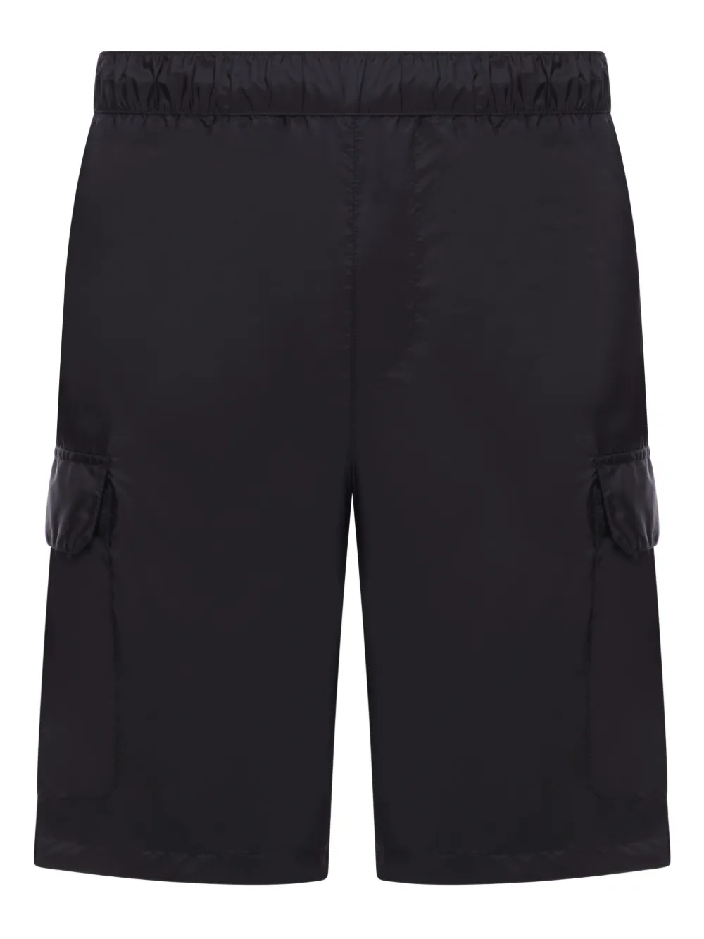 Prada elasticated waist side pocket swimwear - Nero
