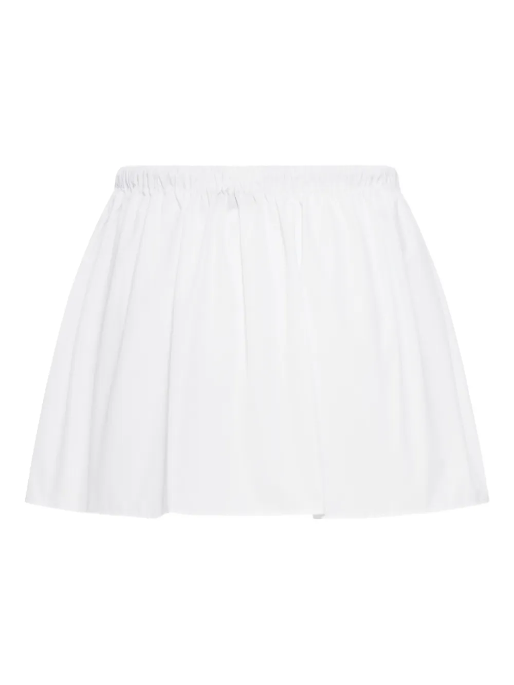Miu Miu elasticated pocket skirt - Wit