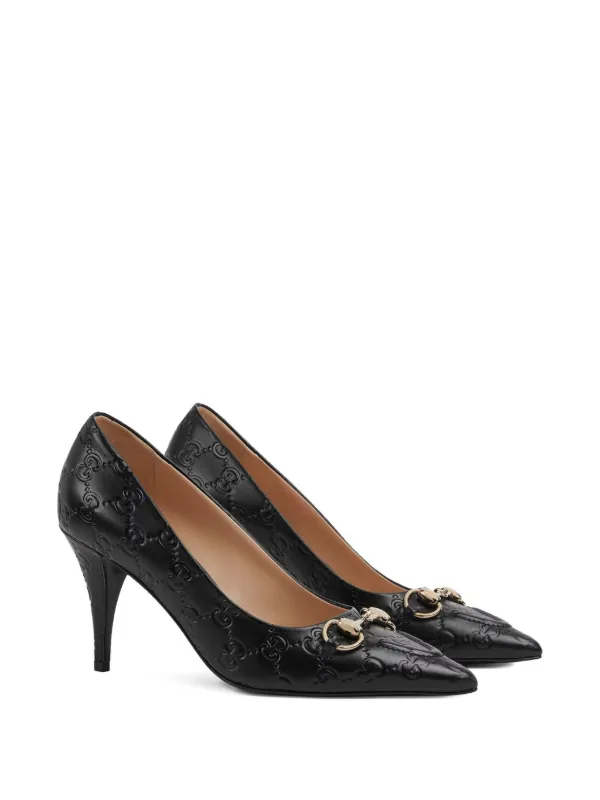 Ｏ*i様 GUCCI グッチ　パンプス　大きいサイズ　ホースビット　黒　ブラック Gucci ホースビット パンプス | ブラック | FARFETCH JP
