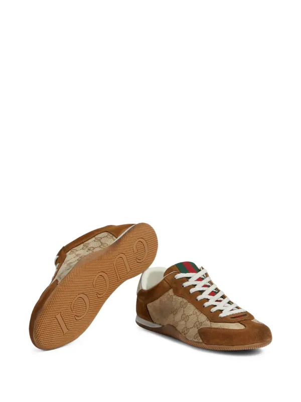 Gucci Shift GG Web-detail Sneakers | Neutrals | FARFETCH