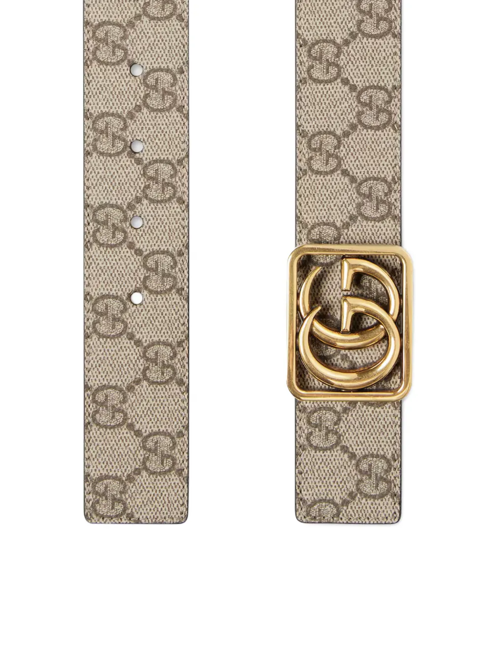 Gucci Riem met GG-logo - Beige