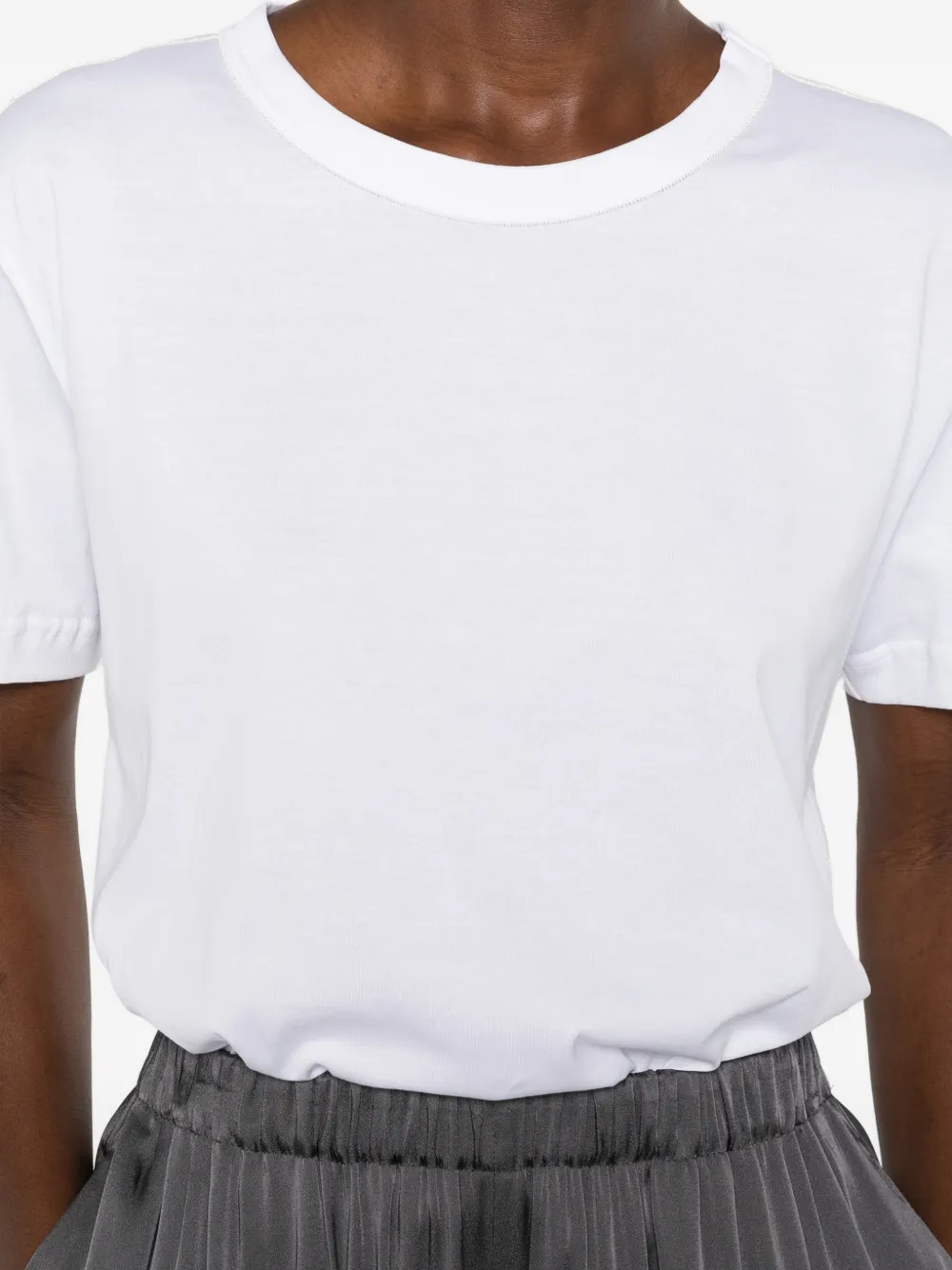 Fabiana Filippi T-shirt met korte mouwen Wit