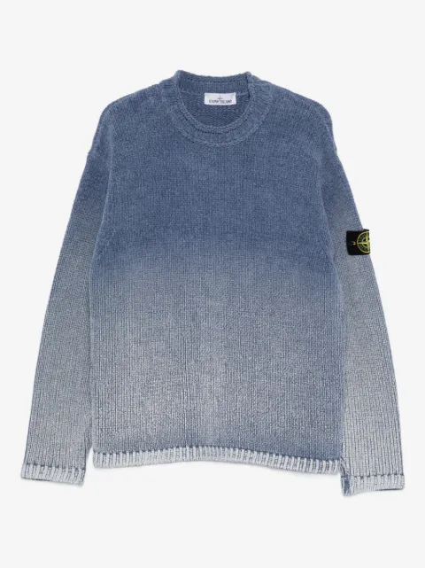 Stone Island Maglione girocollo effetto sfumato